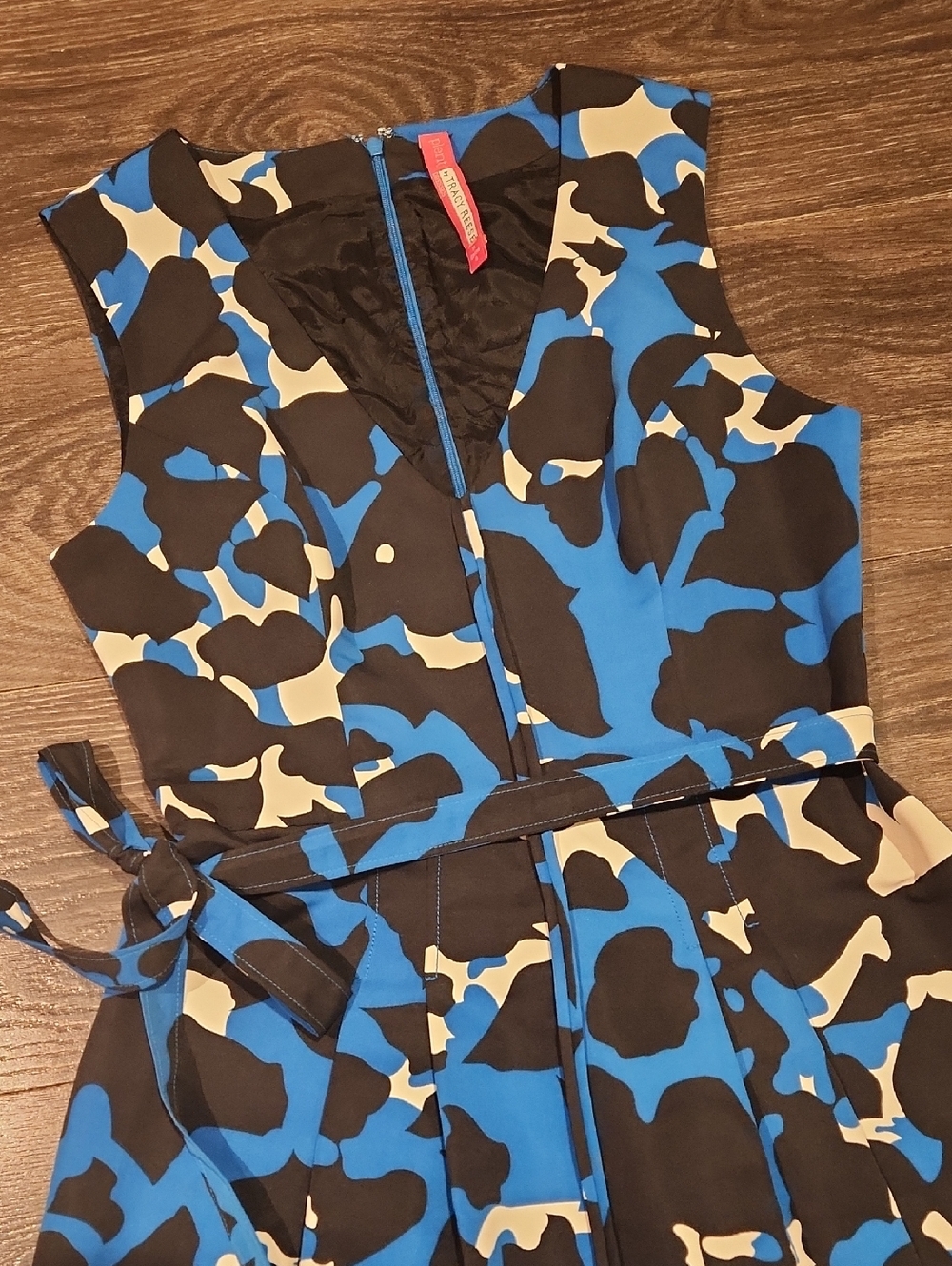 ❤️ NWOT! ANTHROPOLOGIE TRACY REESE  ASHLEY FIT & FLARE SLEEVELESS MINI DRESS - Picture 3 of 8